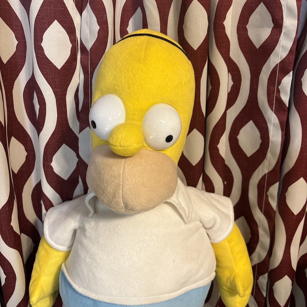 Homer Simpson Plush 29" 2004 Toy Factory The Simpsons - Picture 2 of 16